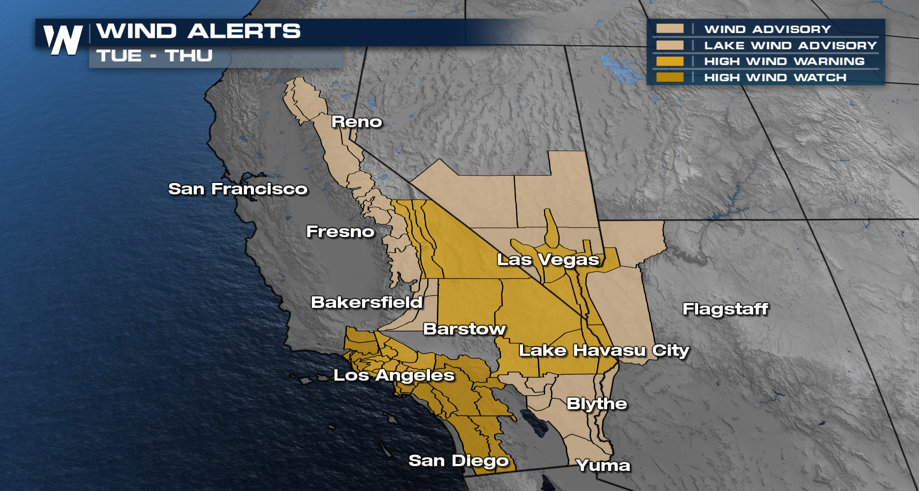 Santa Ana Winds Kick Up Fire Danger WeatherNation